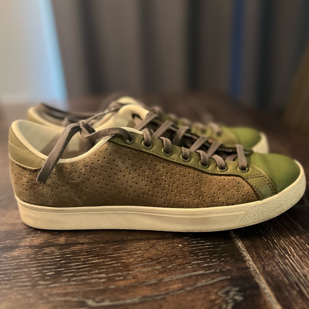 Adidas Rod Laver Vin vintage shoes green size 9